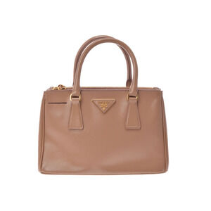 Prada handbag Beige Pink Tan enamel strap
